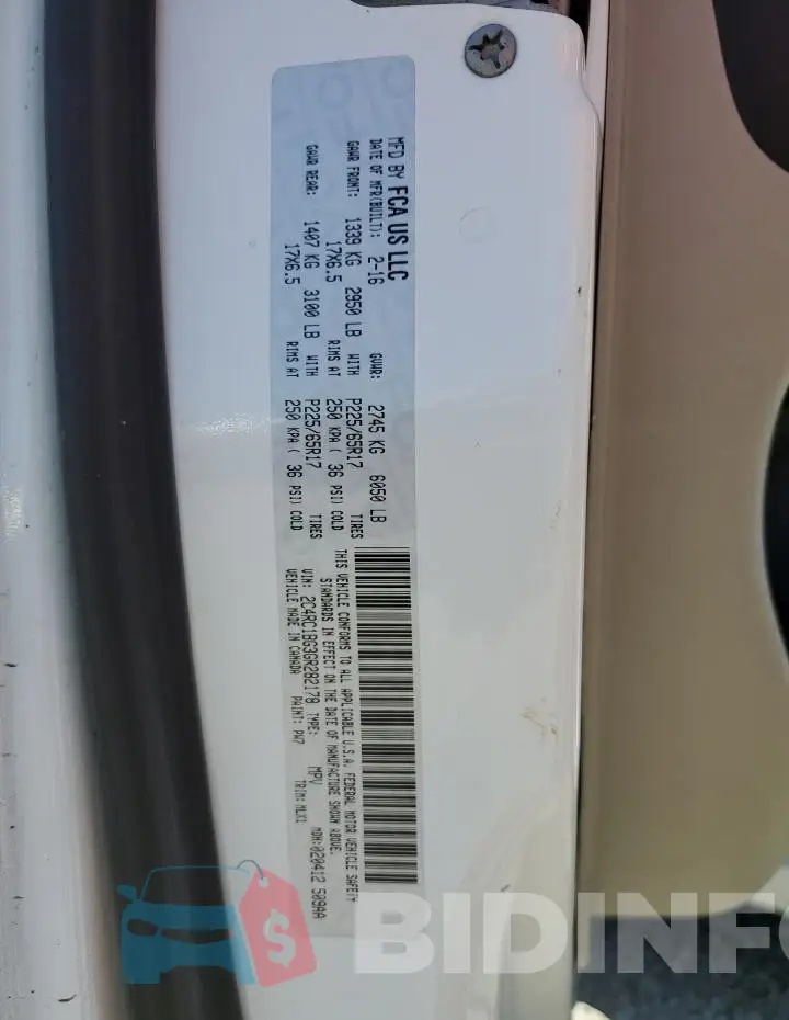 2C4RC1BG3GR282178 Photo# 13