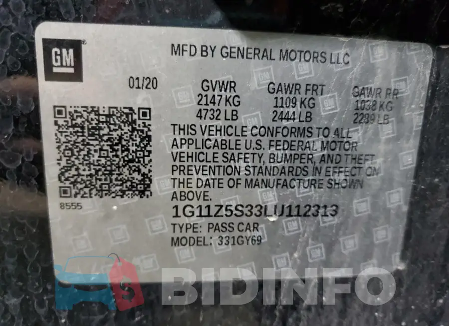 1G11Z5S33LU112313 Photo# 13