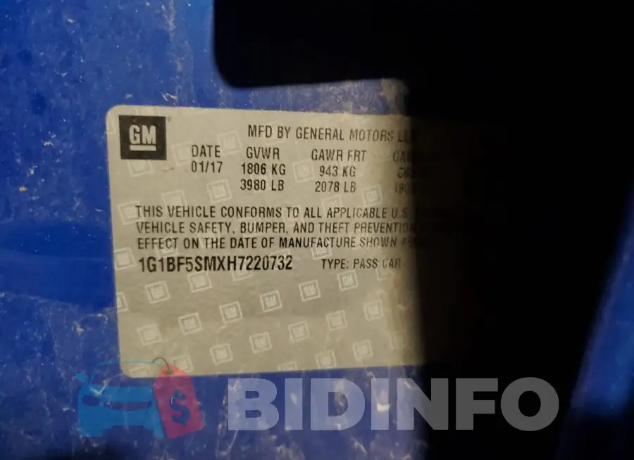 1G1BF5SMXH7220732 Photo# 12