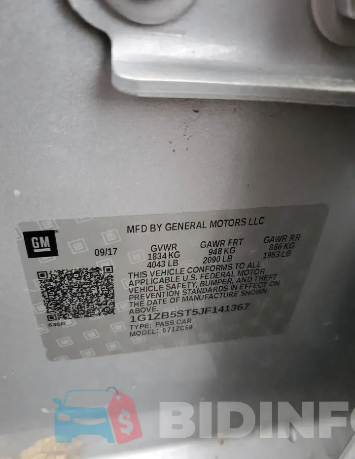 1G1ZB5ST5JF141367 Photo# 12
