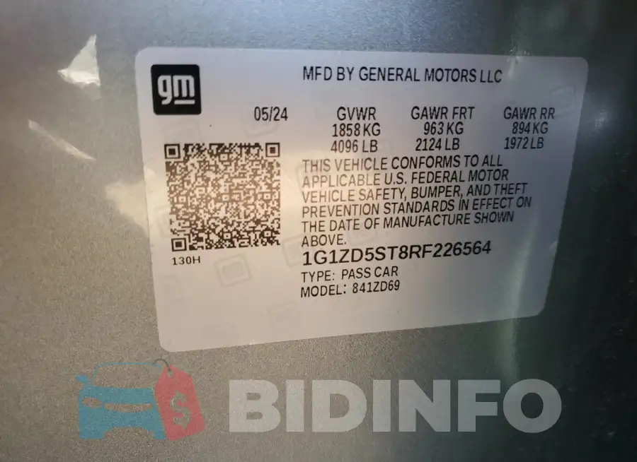 1G1ZD5ST8RF226564 Photo# 12