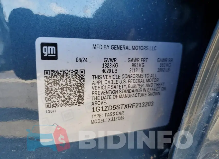 1G1ZD5STXRF213203 Photo# 12