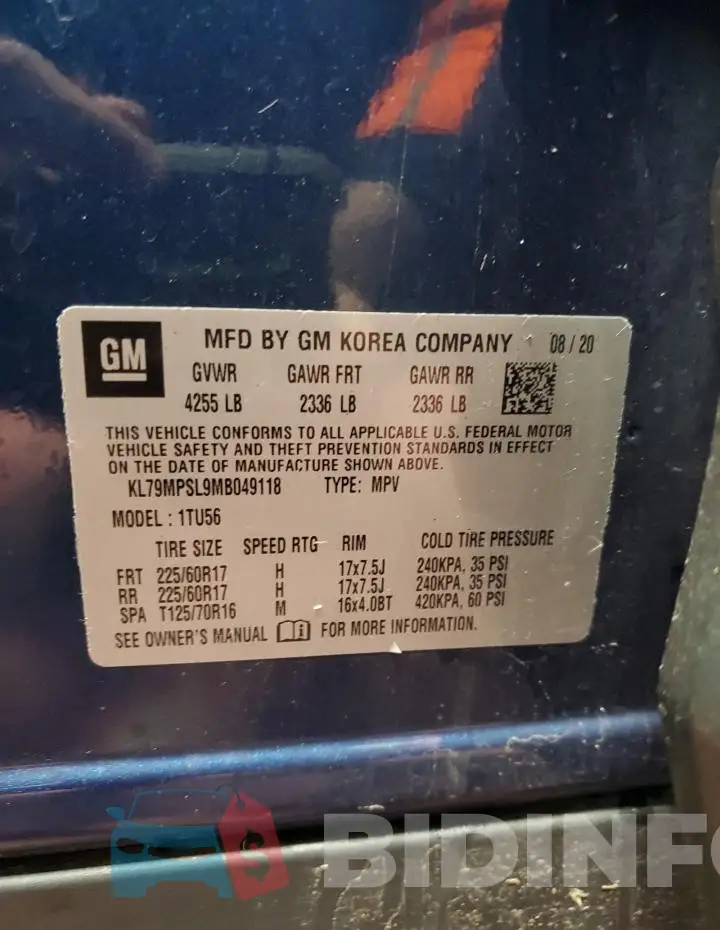 KL79MPSL9MB049118 Photo# 13