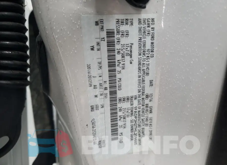 1FADP3H27HL209885 Photo# 12