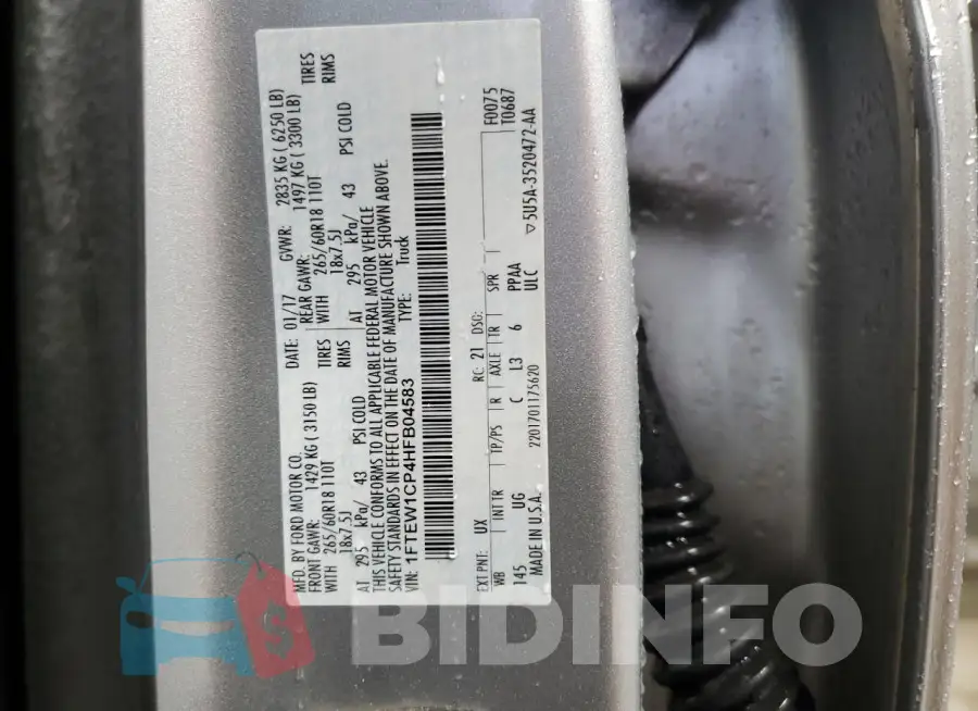 1FTEW1CP4HFB04583 Photo# 12