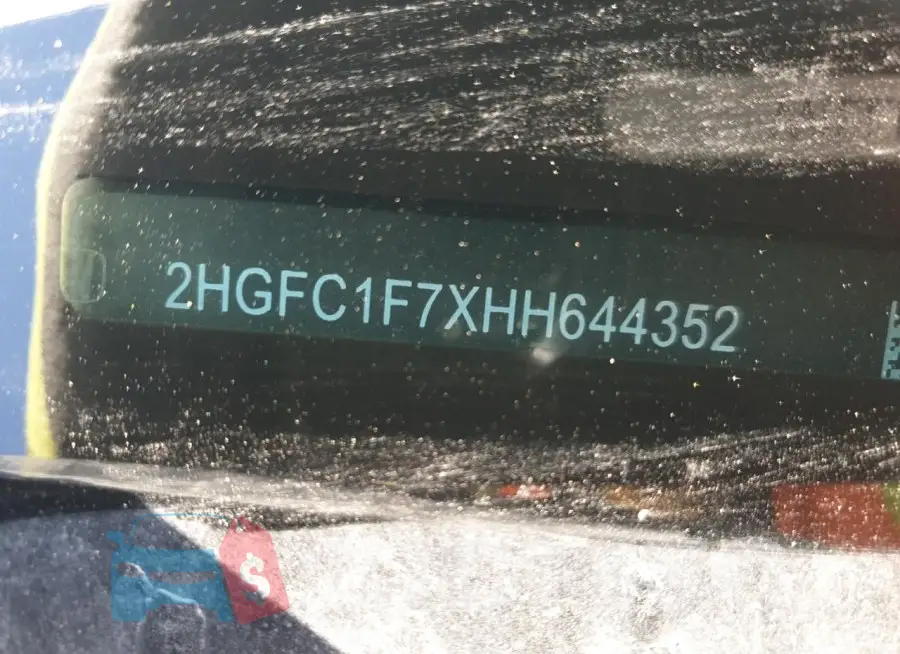 2HGFC1F7XHH644352 Photo# 13