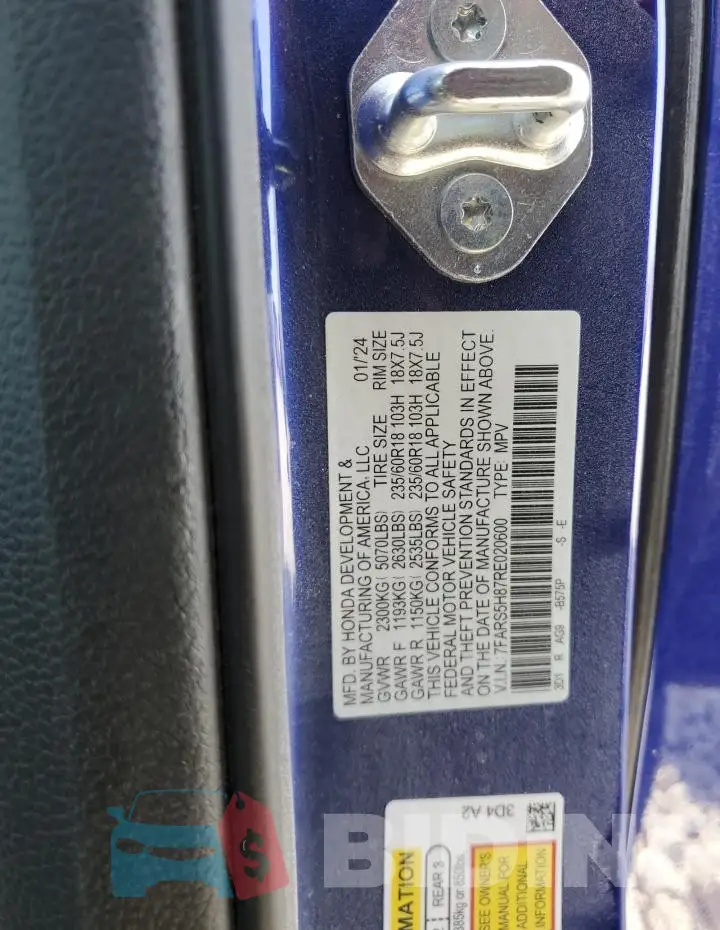 7FARS5H87RE020600 Photo# 13