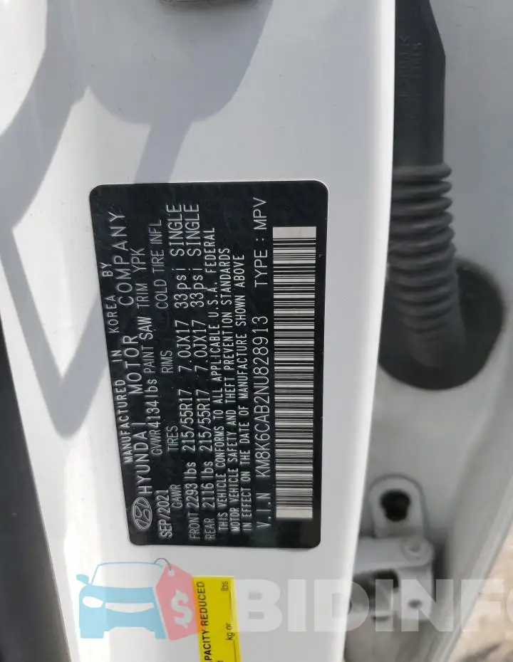 KM8K6CAB2NU828913 Photo# 13