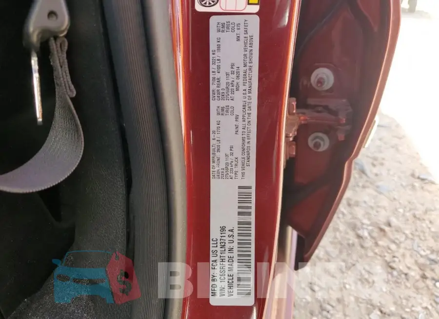 1C6SRFHT1LN371196 Photo# 12