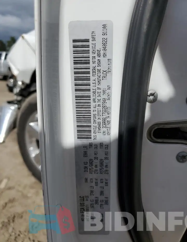 3C6RR6LT7GG287940 Photo# 12