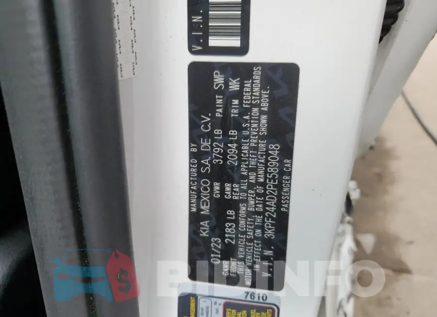 3KPF24AD2PE589048 Photo# 12