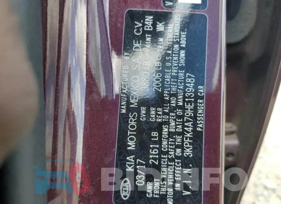 3KPFK4A79HE139487 Photo# 12