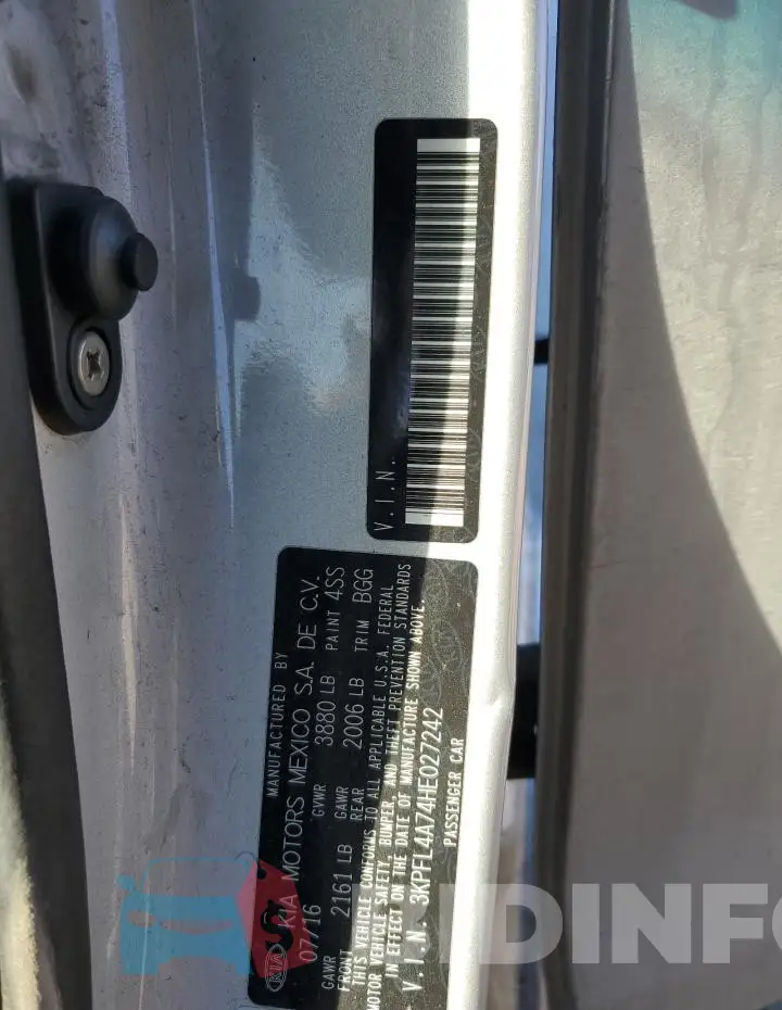 3KPFL4A74HE027242 Photo# 12