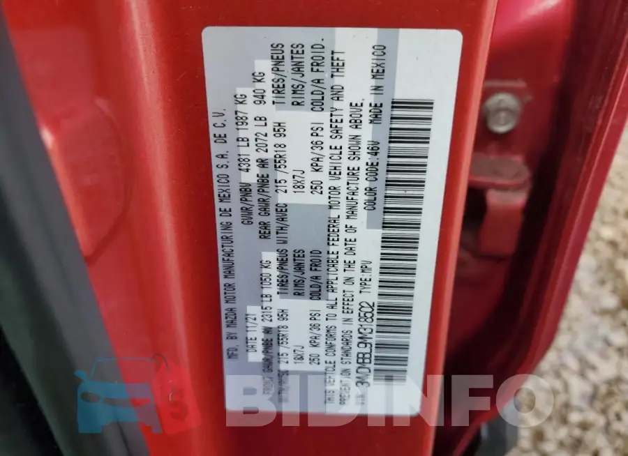 3MVDMBBL9MM318502 Photo# 13