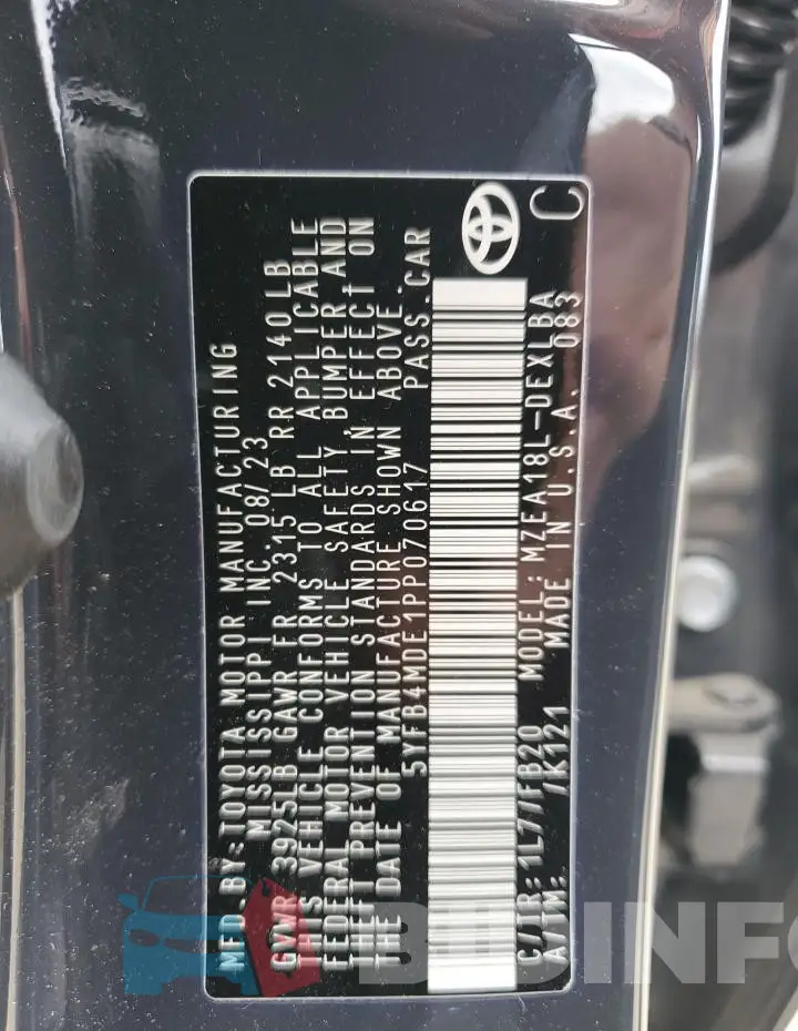 5YFB4MDE1PP070617 Photo# 11