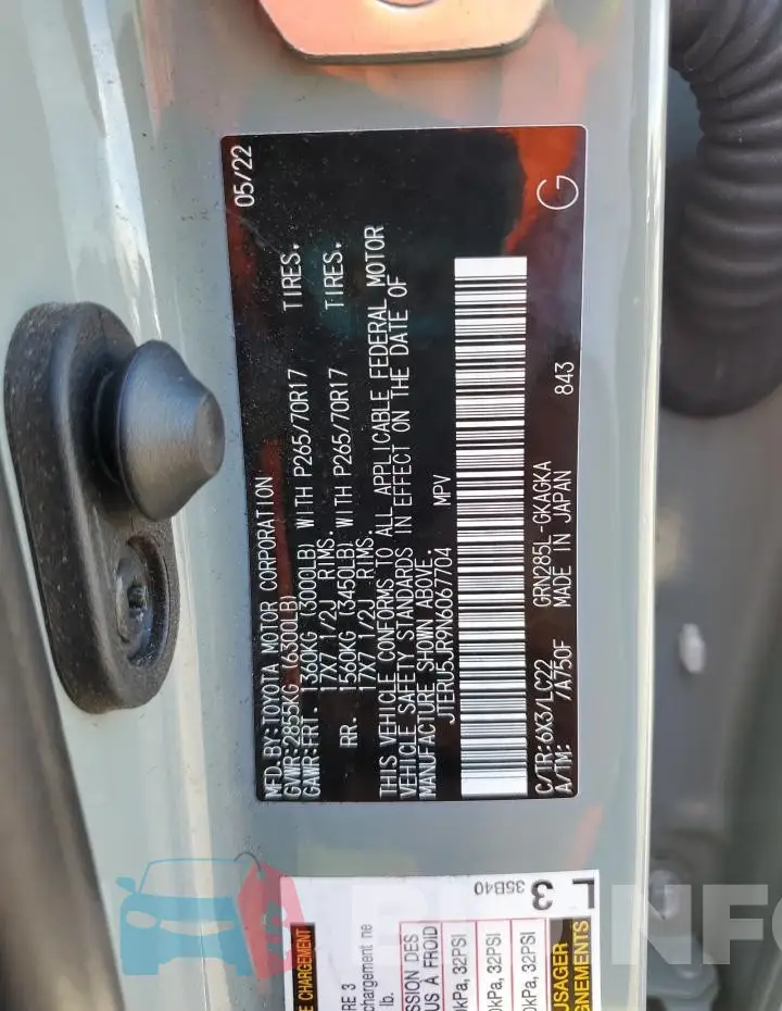 JTERU5JR9N6067704 Photo# 13
