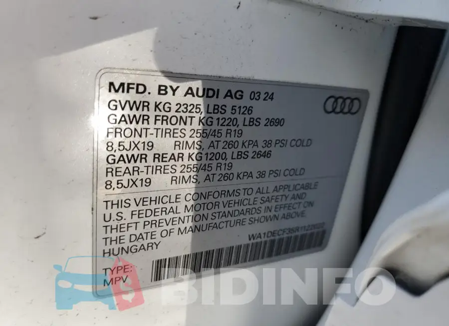 WA1DECF35R1122022 Photo# 14