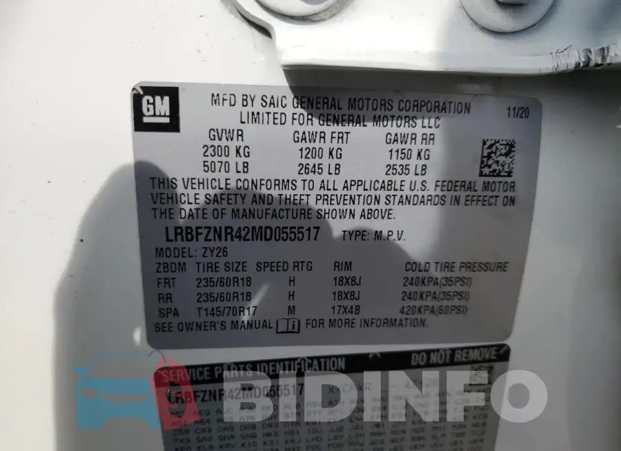 LRBFZNR42MD055517 Photo# 12