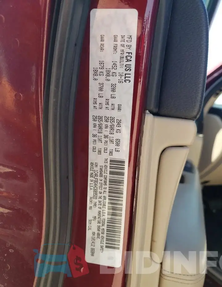 1C4RJFBG4HC689522 Photo# 14