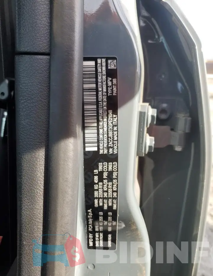 ZACCJBBT3GPE21048 Photo# 12