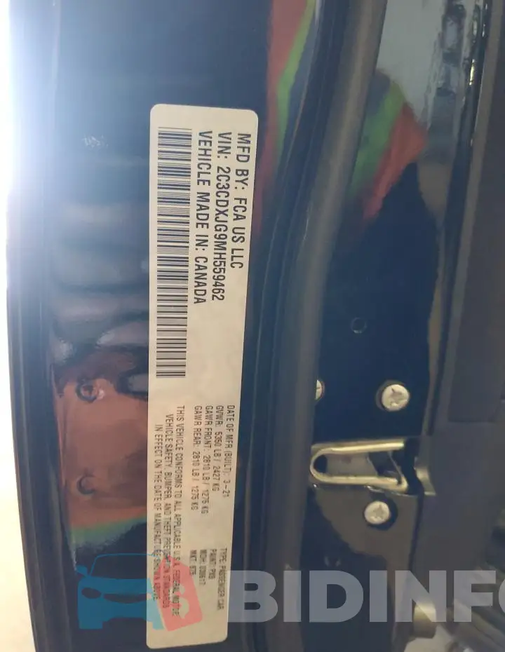 2C3CDXJG9MH559462 Photo# 12