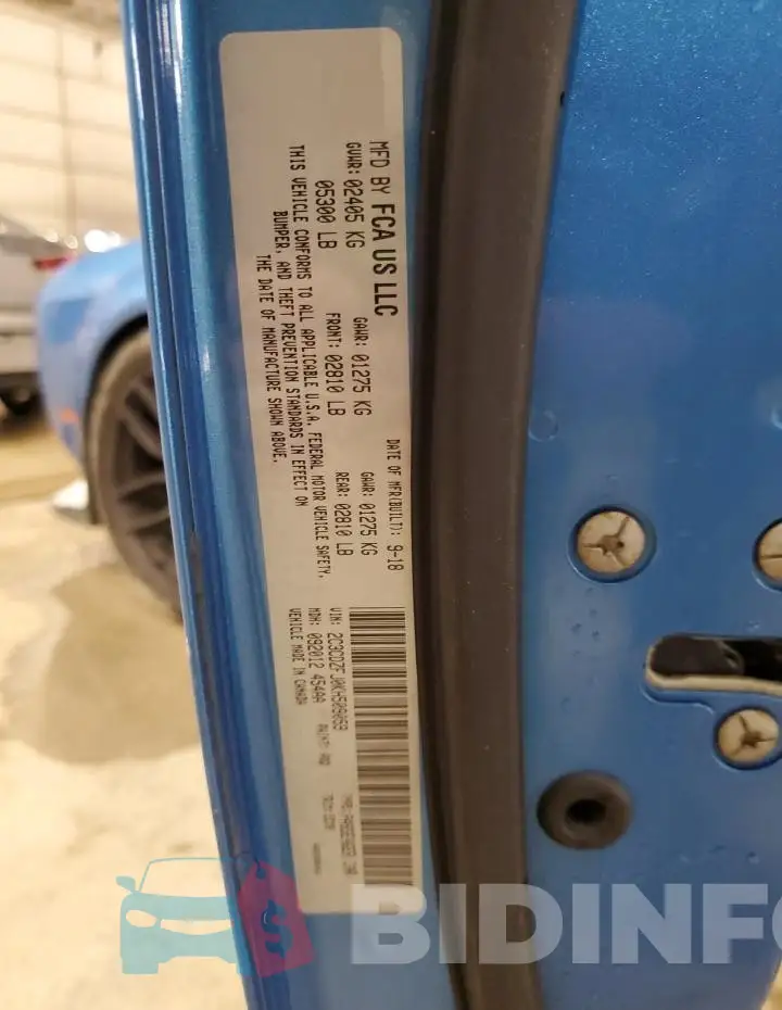 2C3CDZFJ0KH509059 Photo# 12