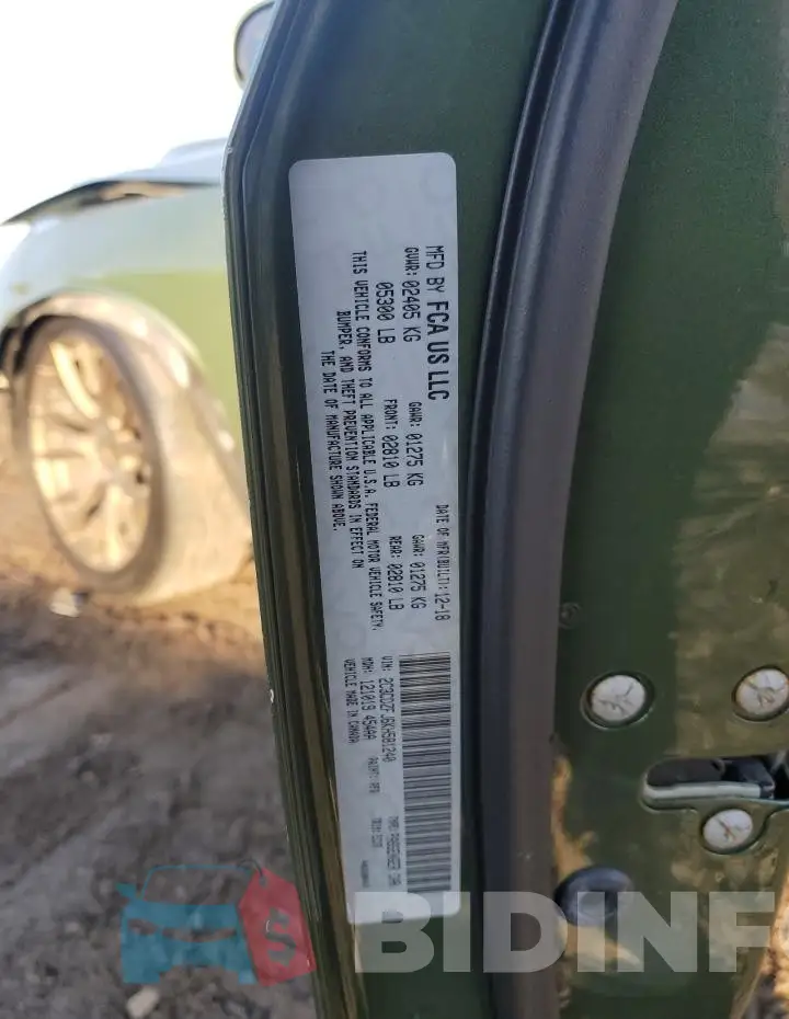 2C3CDZFJ6KH581240 Photo# 12