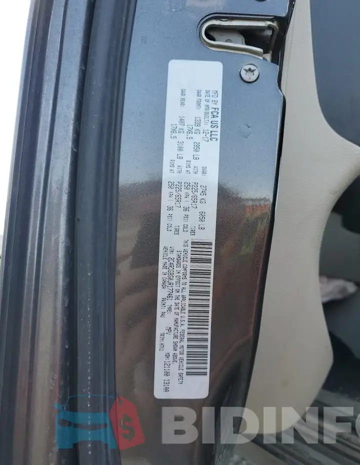 2C4RDGBG0JR177461 Photo# 14