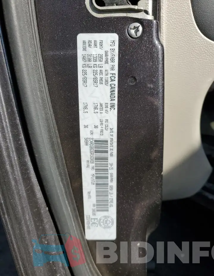 2C4RDGBG3GR163028 Photo# 14
