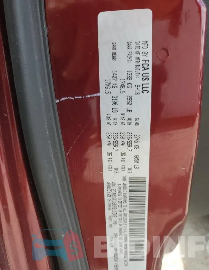 2C4RDGEG9KR511502 Photo# 13
