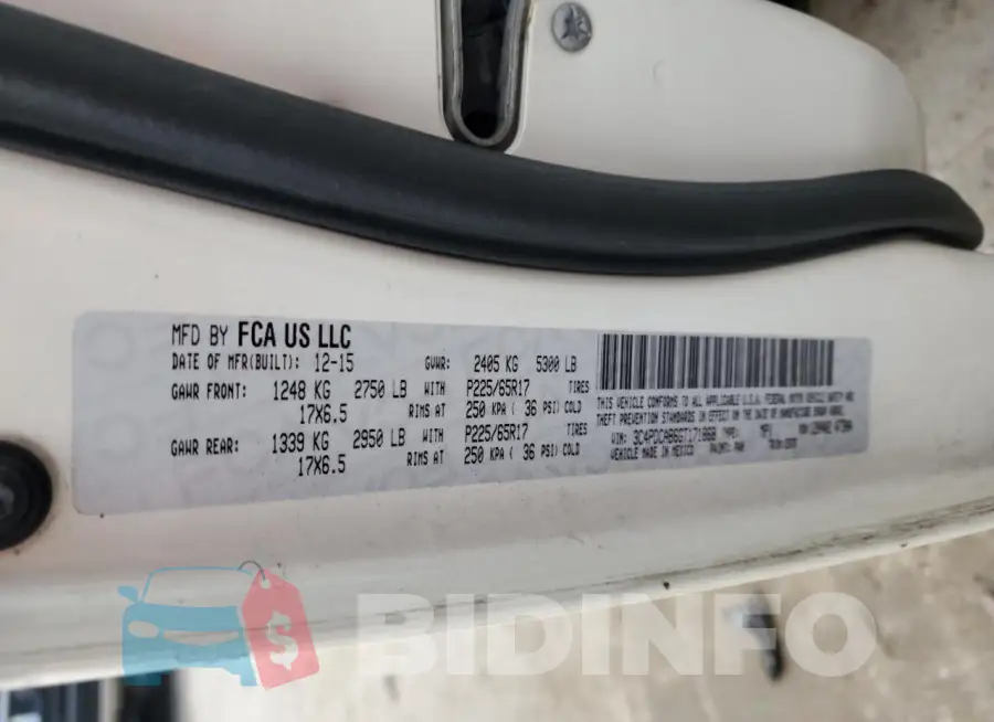 3C4PDCAB6GT171868 Photo# 13