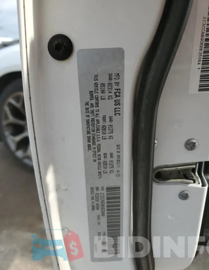 2C3CCABG0KH635064 Photo# 12