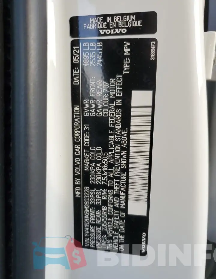 YV4162UK6M2603228 Photo# 13