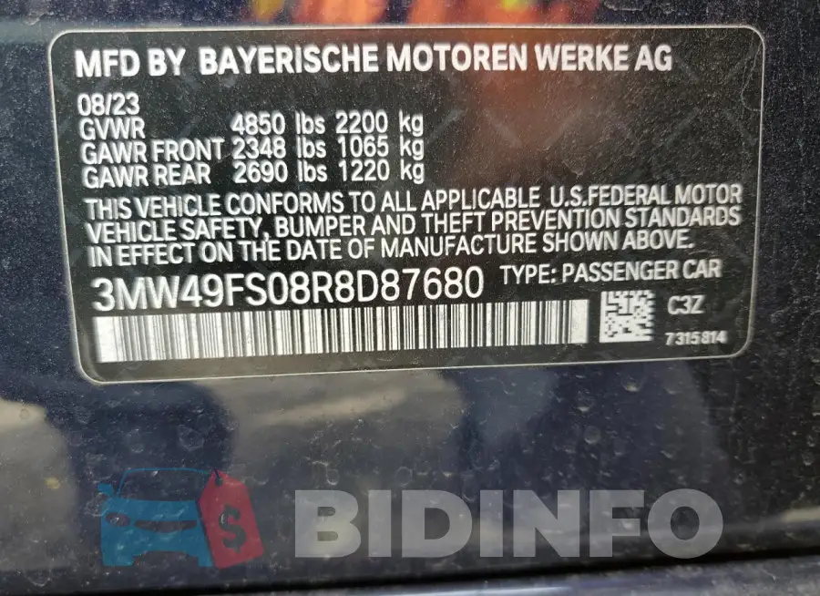 3MW49FS08R8D87680 Photo# 12