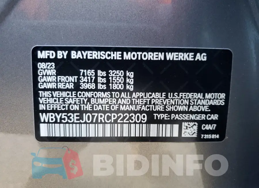 WBY53EJ07RCP22309 Photo# 12
