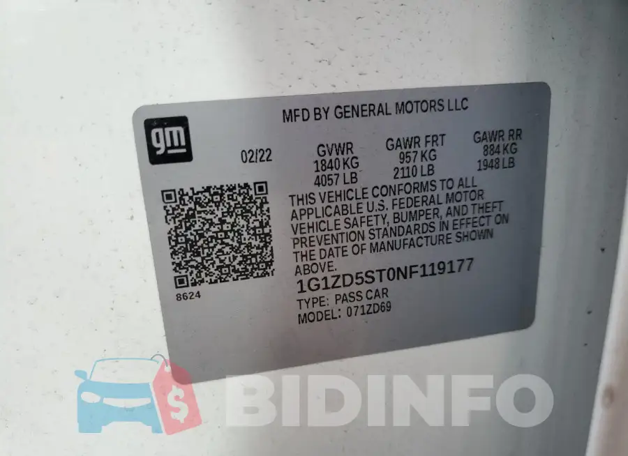 1G1ZD5ST0NF119177 Photo# 12