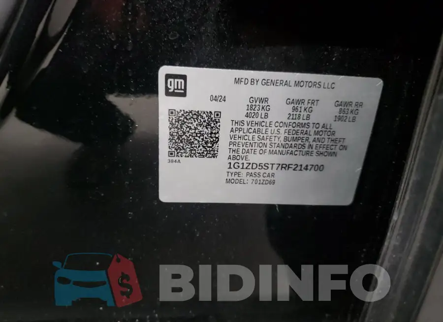 1G1ZD5ST7RF214700 Photo# 12
