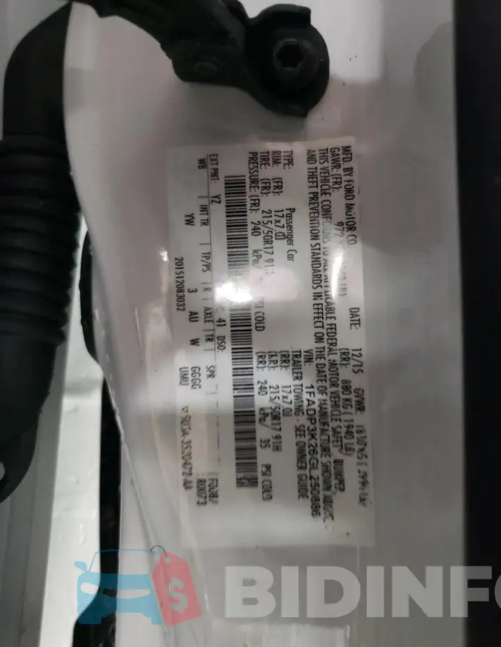 1FADP3K26GL250886 Photo# 12