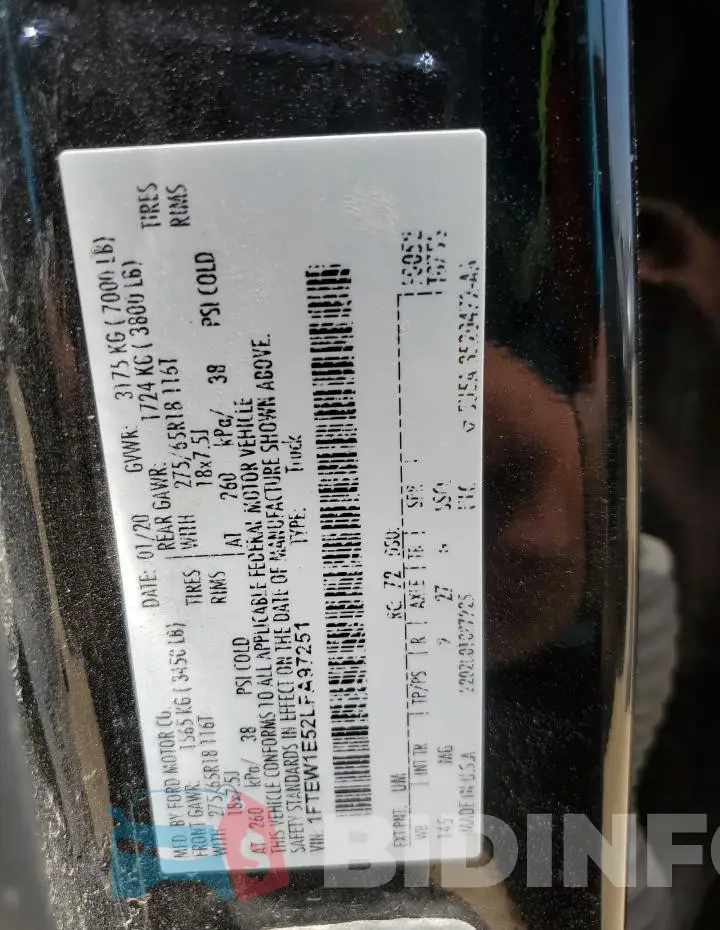 1FTEW1E52LFA97251 Photo# 12