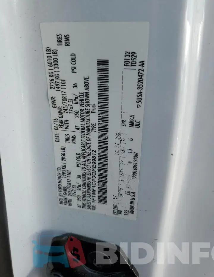 1FTMF1CP3GKE99812 Photo# 12