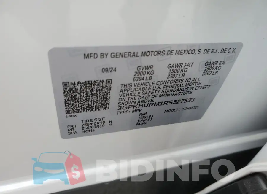 3GPKHURM1RS527533 Photo# 13
