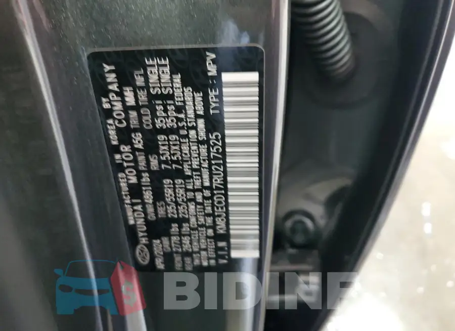 KM8JECD17RU217525 Photo# 13