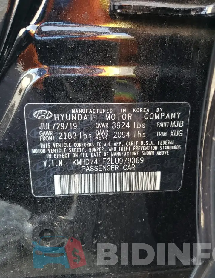 KMHD74LF2LU979369 Photo# 13