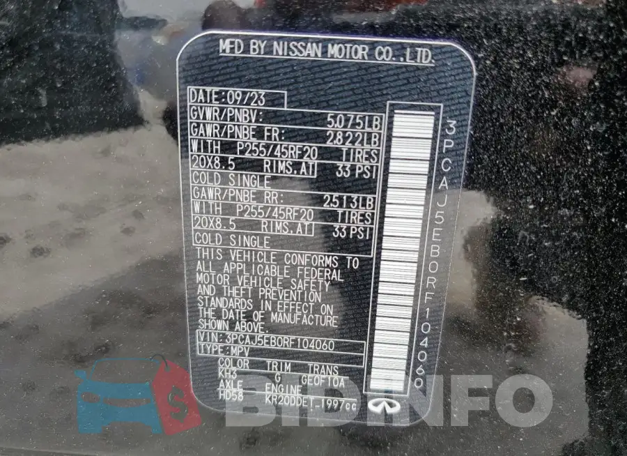 3PCAJ5EB0RF104060 Photo# 13