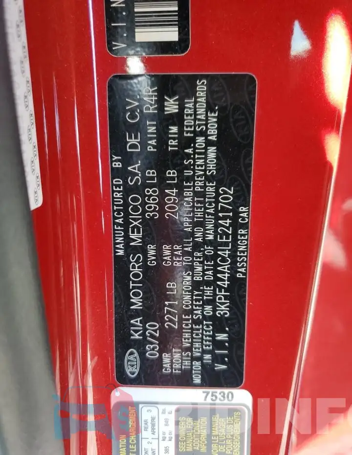 3KPF44AC4LE241702 Photo# 13