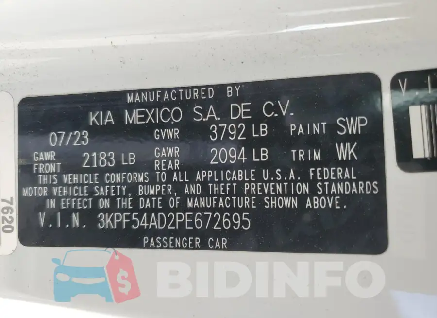 3KPF54AD2PE672695 Photo# 13