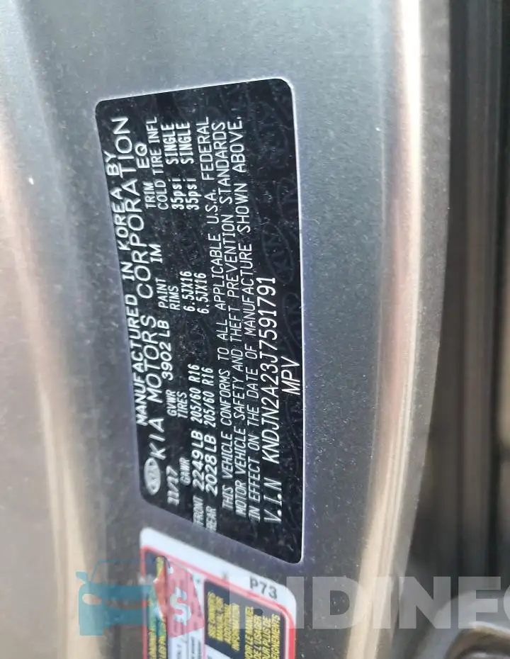 KNDJN2A23J7591791 Photo# 13