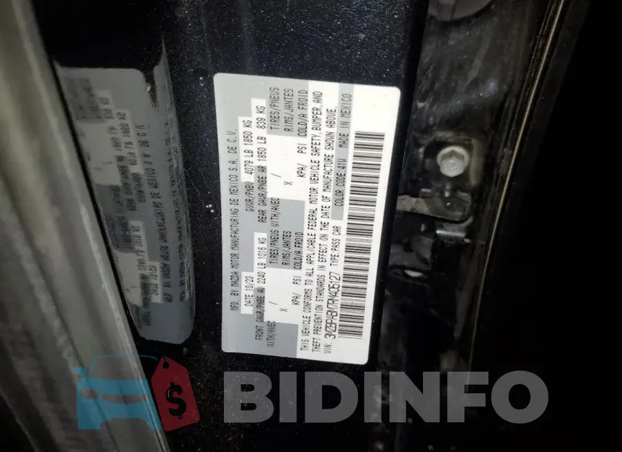 3MZBPABM7RM405127 Photo# 13
