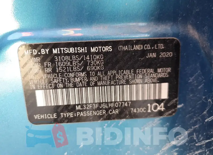 ML32F3FJ6LHF07747 Photo# 12