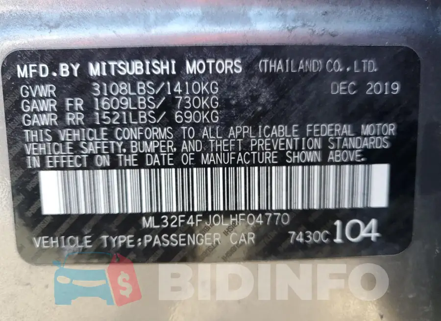 ML32F4FJ0LHF04770 Photo# 12